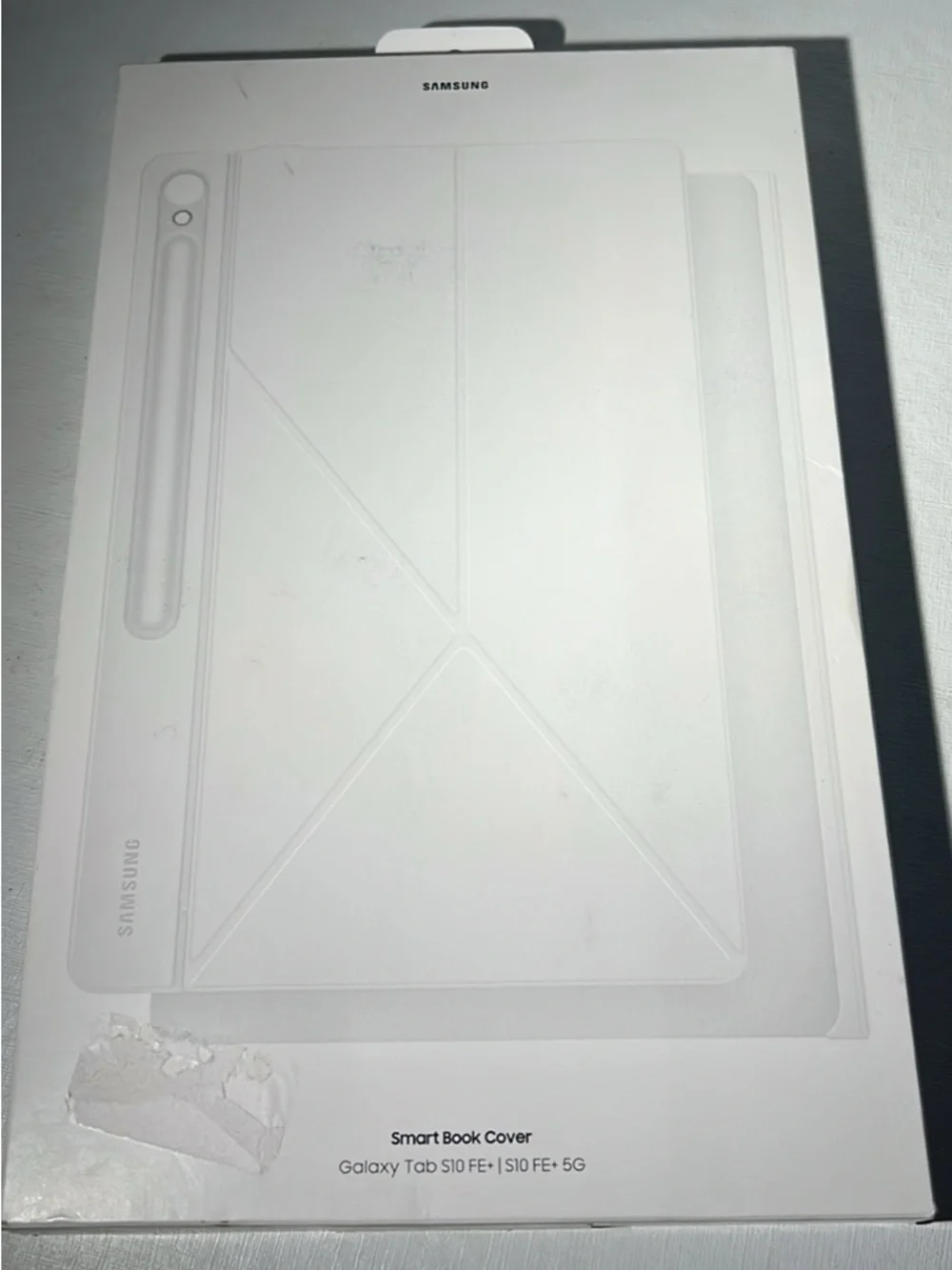 Samsung Smart Book Cover for Galaxy Tab S10 FE+ / S10 FE+ 5G White EF-BX620